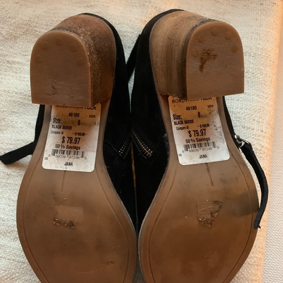 Dolce Vita Suede Heeled Booties - Picture 7 of 7